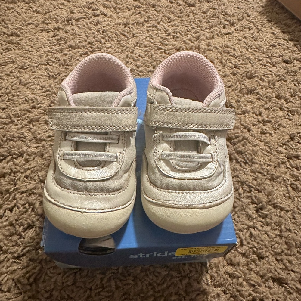 Stride Rite Kids' Cream Sneakers